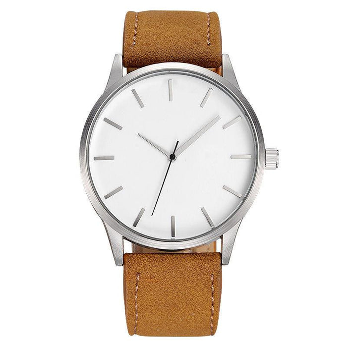 Men's Watch Fashion Leather Quartz Wristwatch