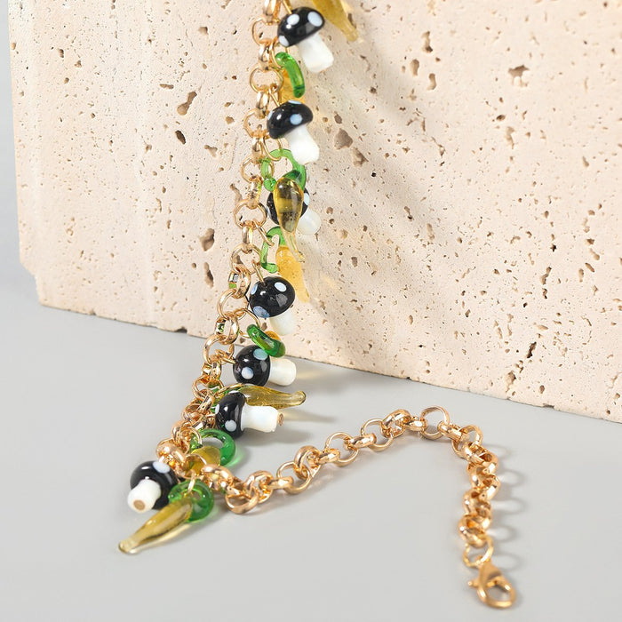 Women's Jewelry New Creative Mushroom Geometry Necklace