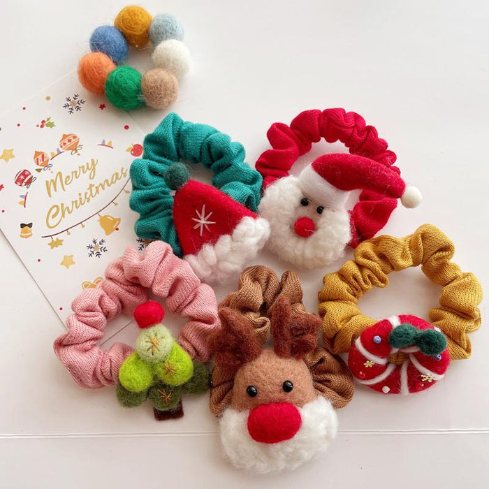 Christmas Series Hair Rope Children's Hair Tie
