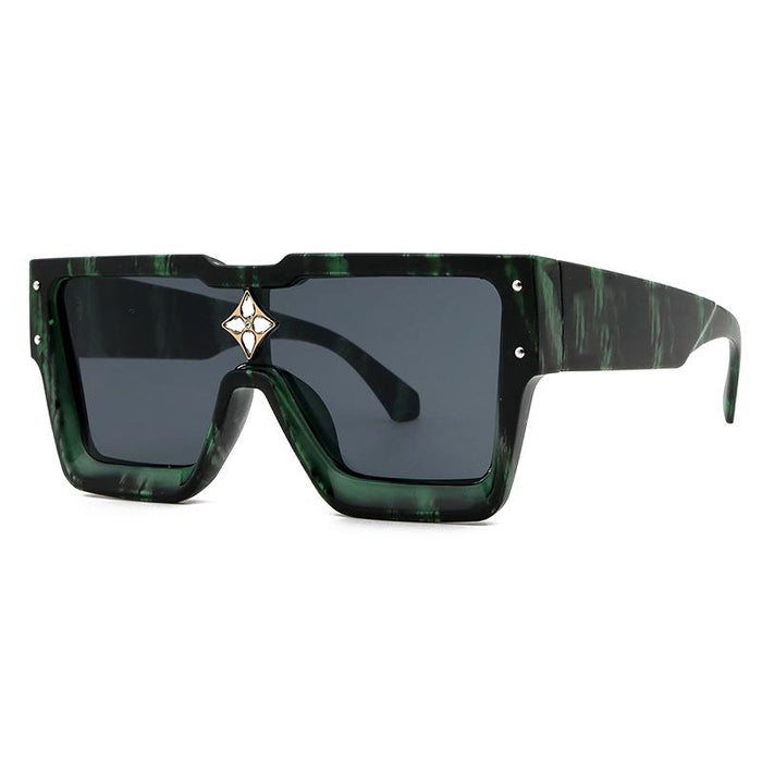 Sunglasses men's and women's Square Rhinestone Sunglasses