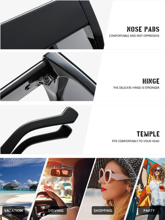 Irregular Sunglasses Retro