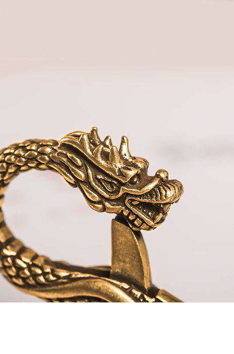 Vintage Brass Faucet Car Keychain