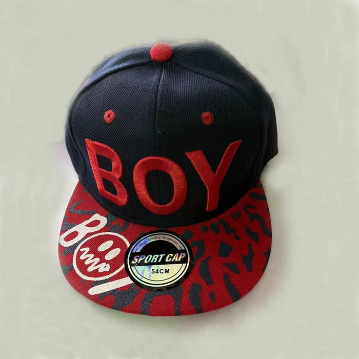 Cool Summer BOY Children's Hip Hop Flat Brim Baseball Sunshade Cap