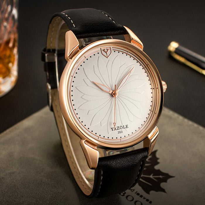 Men's Luxury Leather Wrist Watch
