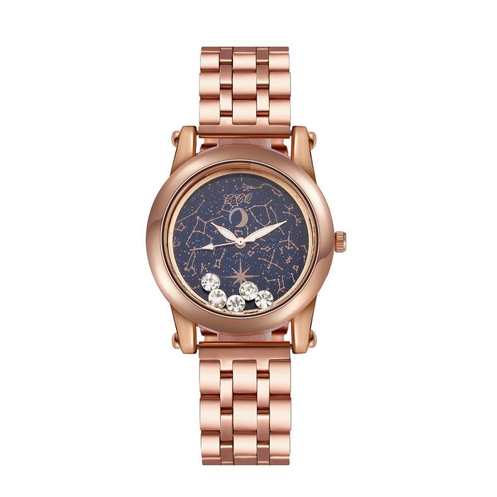 New Stainless Steel Women Wristwatch Quartz Fashion Casual Clock LLZ20806