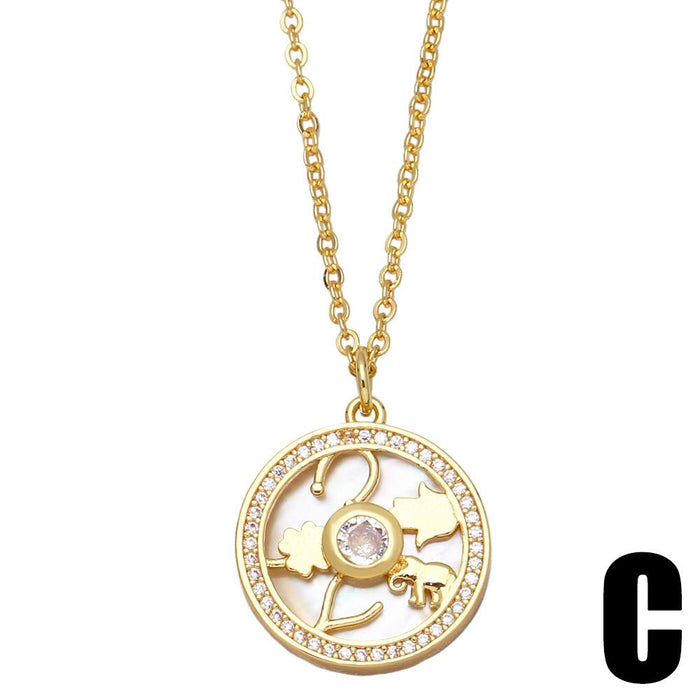 Light Luxury Retro Geometric White Shell Necklace Designed By A Small Group