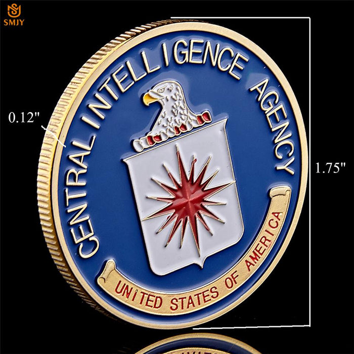 USA CIA Central Intelligence Agency Metal Coin