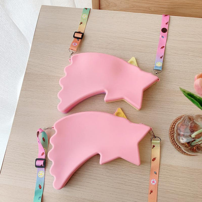 Bow Decompression Color Bag Children's Messenger Bag