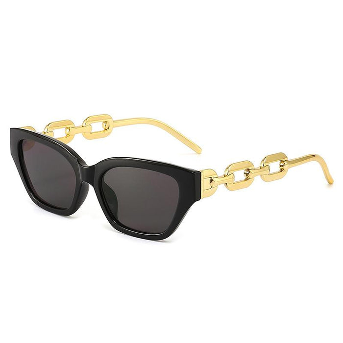 Chain hip hop square Sunglasses