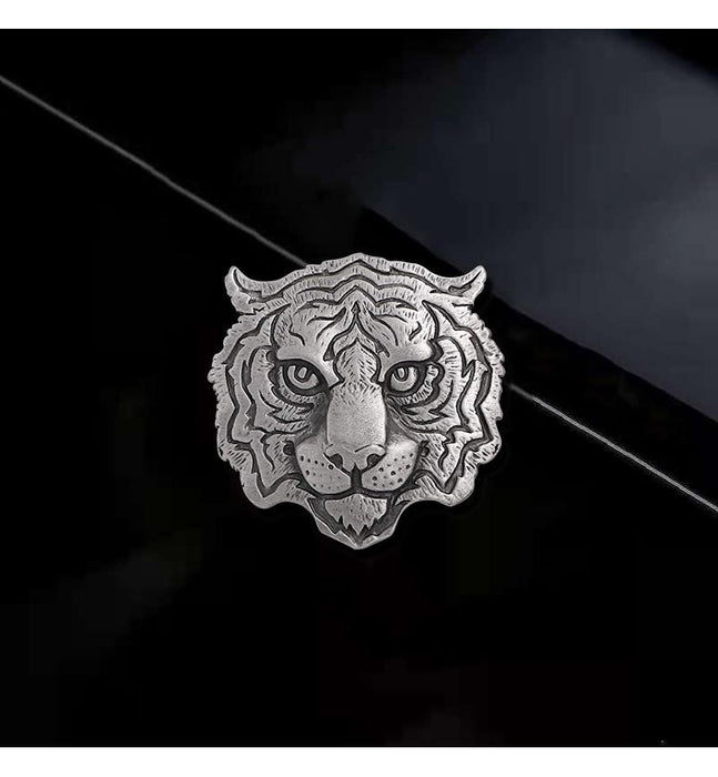 New Fashion Tiger Head Brooch Personalized Animal Pin