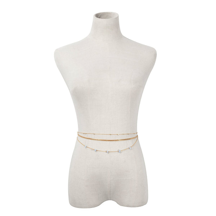 Sexy Beach Resort Women's Waist Chain Multi-layer Body Chain