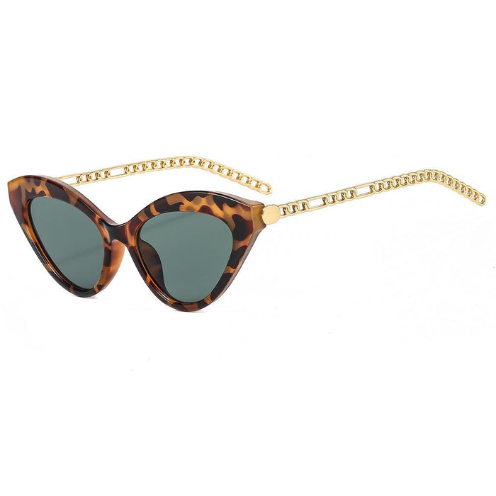 Cat's eye chain Sunglasses