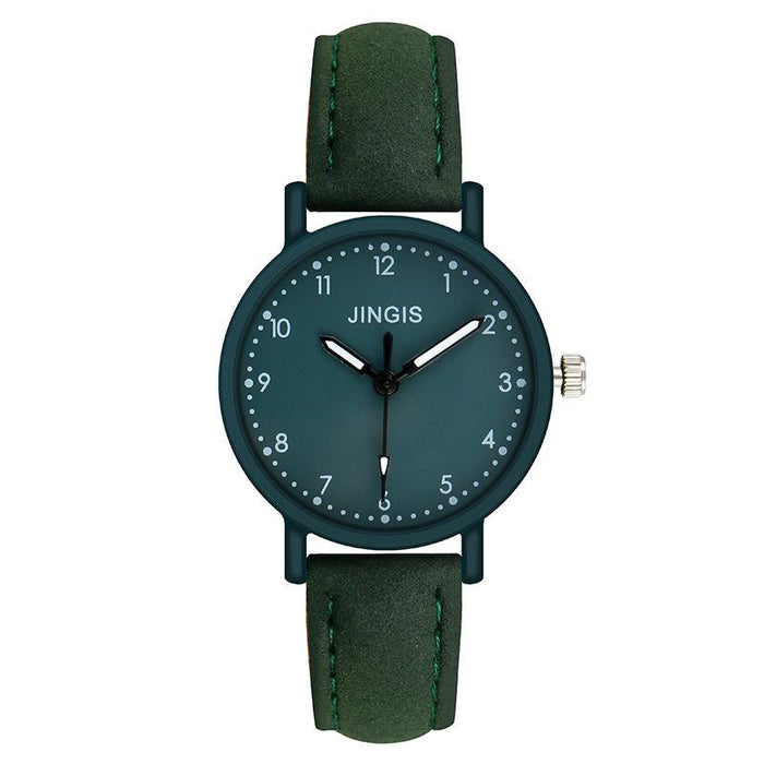 Fashion Women Wristwatch Leather Band Quartz Casual Clock LLZ22204