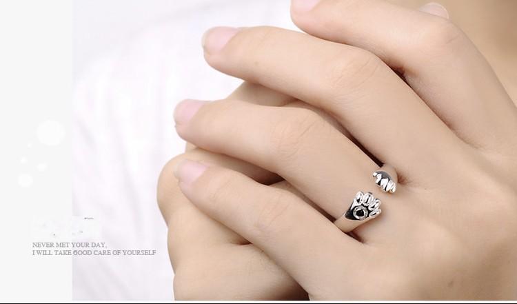 New Fashion Creative Cat Claw Opening Ring