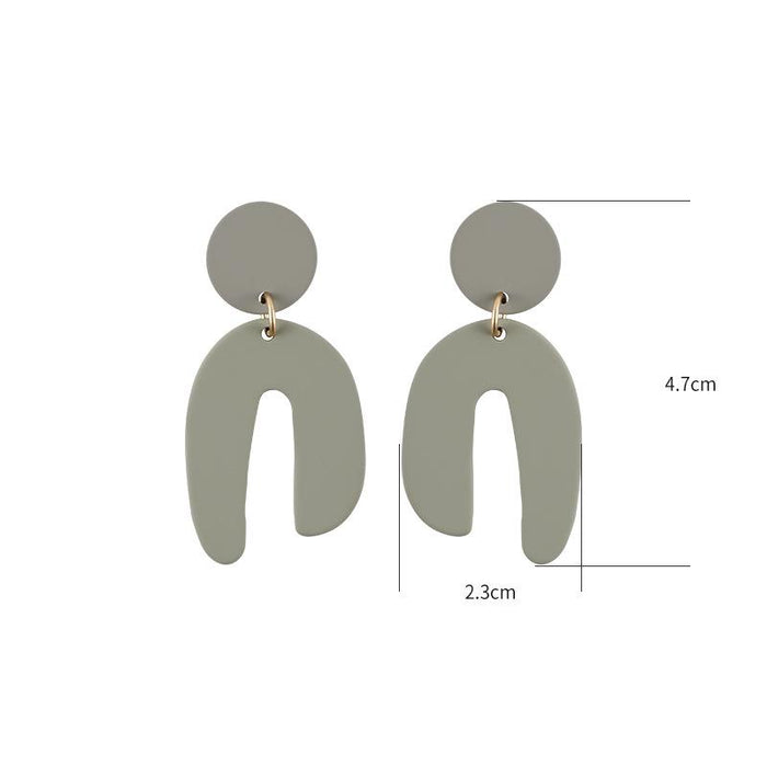 Simple Geometric U-shaped Women's Earrings