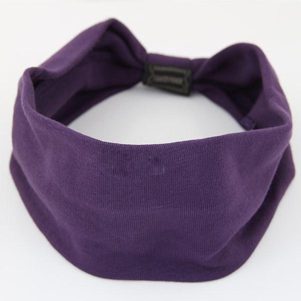 Cotton Wide Stretch Sport Yoga Headband