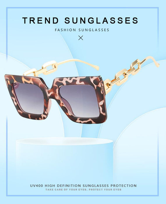 Square Sunglasses chain Sunglasses