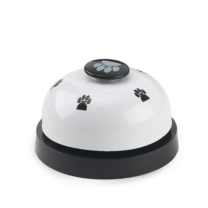 Pet Toy Training Called Dinner Small Bell Footprint Ring