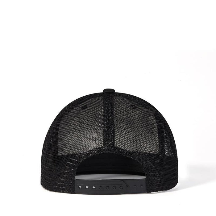 New Solid colour Hip Hop Cap Baseball Cap Flat Brimmed Mesh Cap