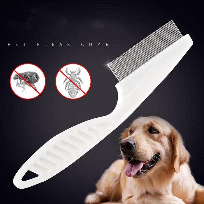 Cat and Dog Supplies Flea Comb Stainless Steel Insect Repellent Brush