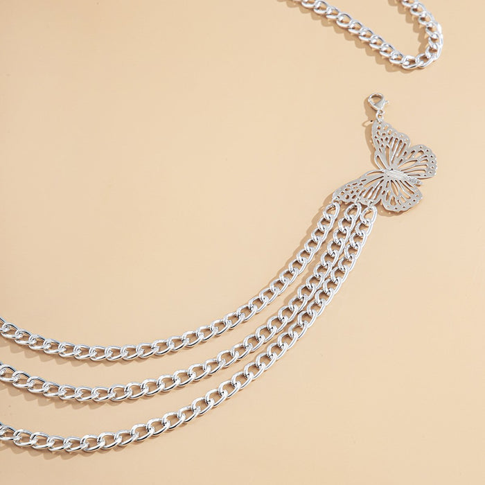 New Hollow Butterfly Women Waist Chain Body Chain