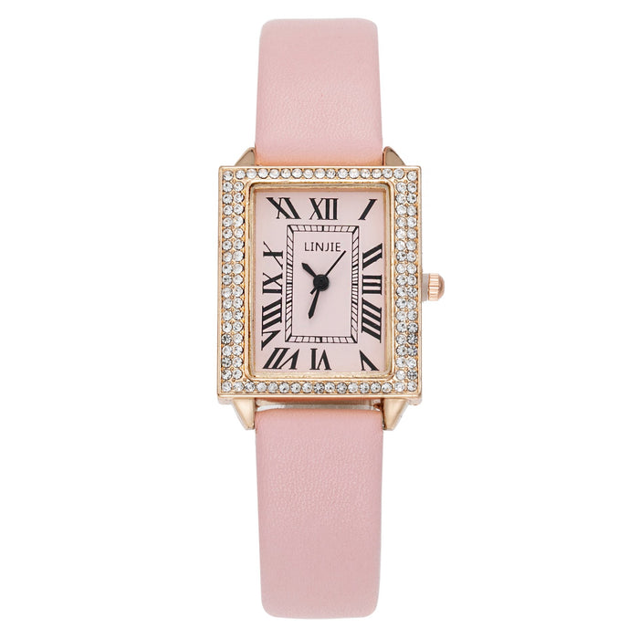 Simple Fashion Small Square Retro Leisure Quartz Watch Llz20028