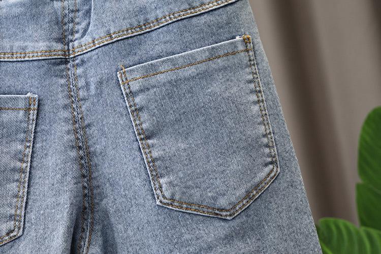 Girls Casual Cartoon Winter Jeans For 2-6 Years