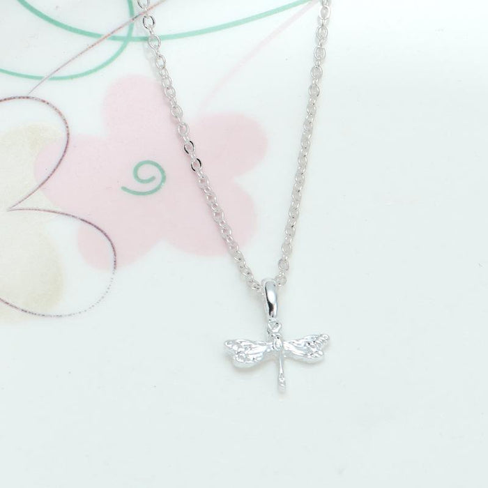 Dragonfly Necklace Animal Dragonfly Card Clavicle Chain
