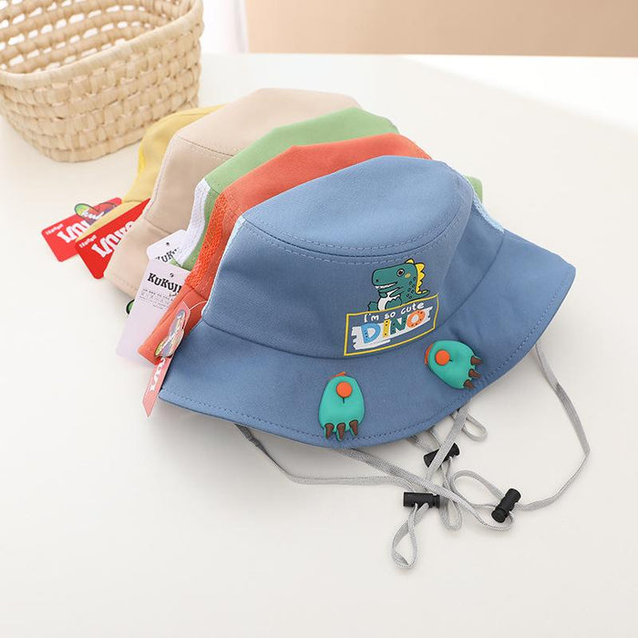 Summer Children's Dinosaur Foot Sunshade Mesh Hat