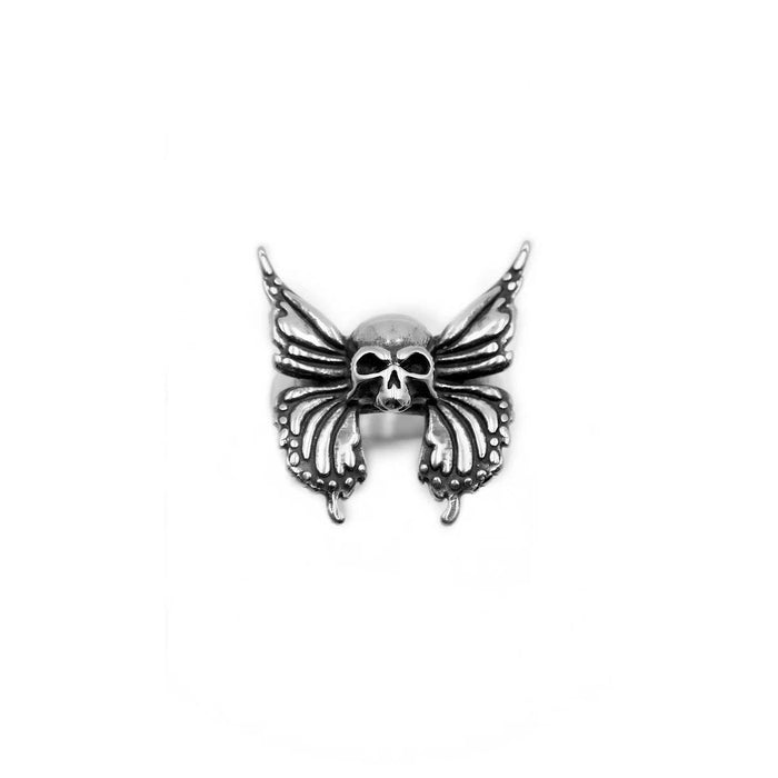 Gothic Punk Heart Grog Skull Rings