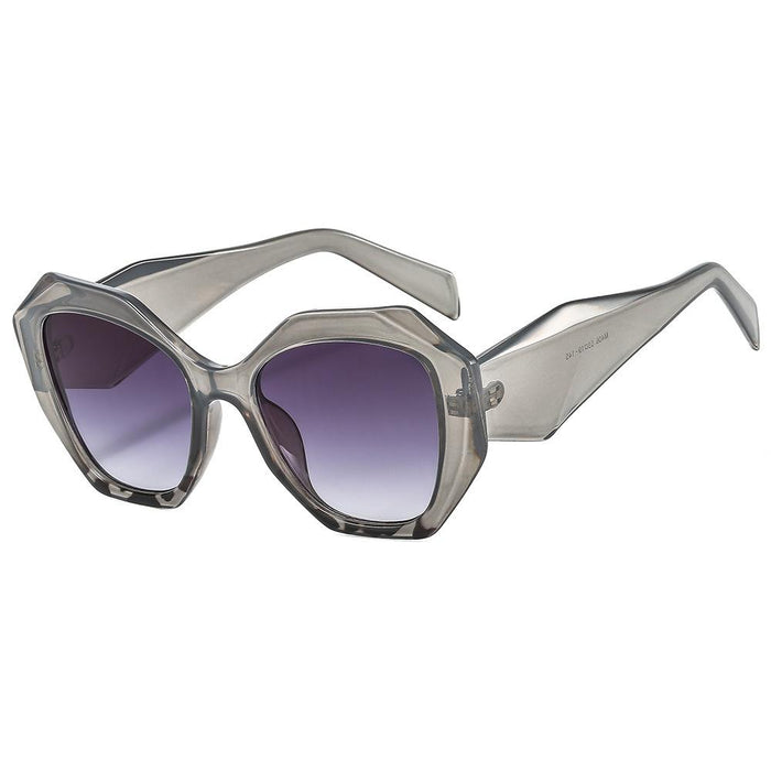 Polygonal light luxury simple contrast Sunglasses