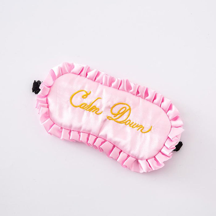 Shading Sleep Embroidery Funny Eye Mask