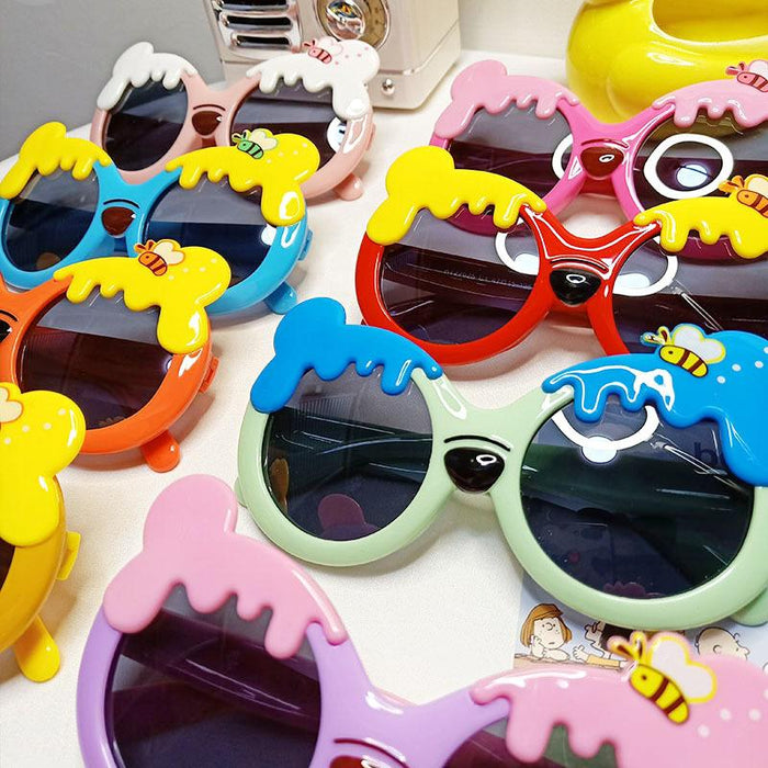 Honey Bee Bear Children‘s Cartoon Polarized Sunglasses