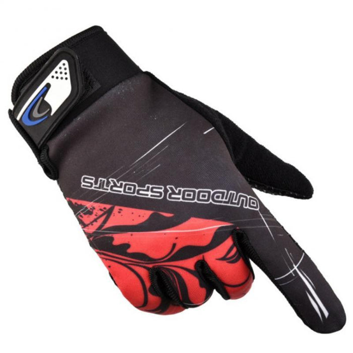 Full Finger Bike Gloves Breathable Anti-shock Non-slip Fishing