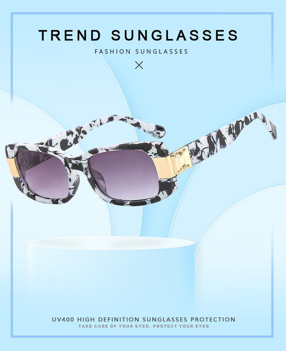 Modern retro square Sunglasses