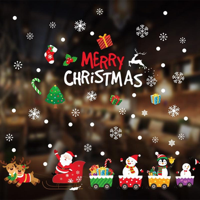 2022 Christmas Window Stickers
