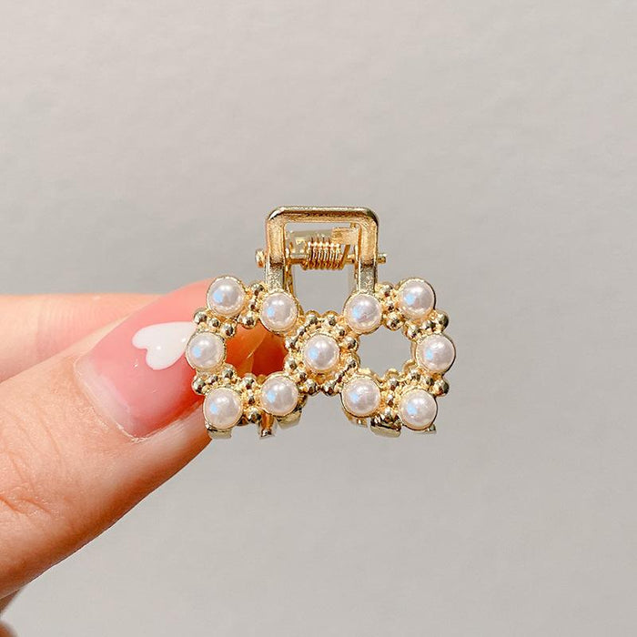 Pearl hair clip bang clip