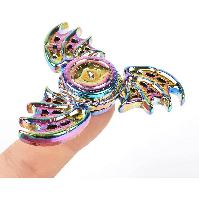 Simple dimming rainbow fidget spinner dragon wing spinning top