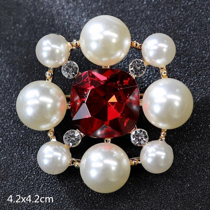 Multi Styles of Exquisite Brooch Vintage Women's Suit Accessories