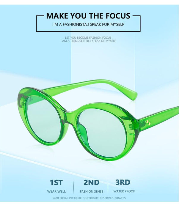 Oval rice nail simple Sunglasses