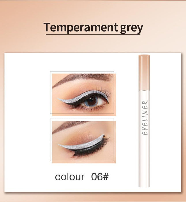 Waterproof and oil proof 6 colour Eyeliner