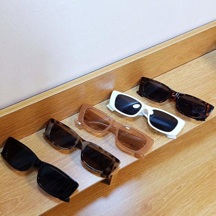 Retro Hinged Small Frame Square Sunglasses