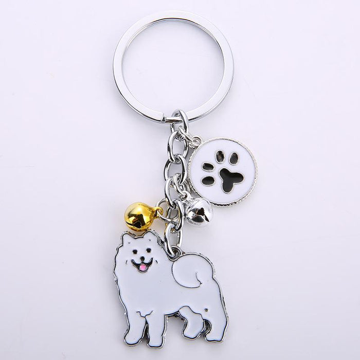 Creative Pet Dog Metal Keychain