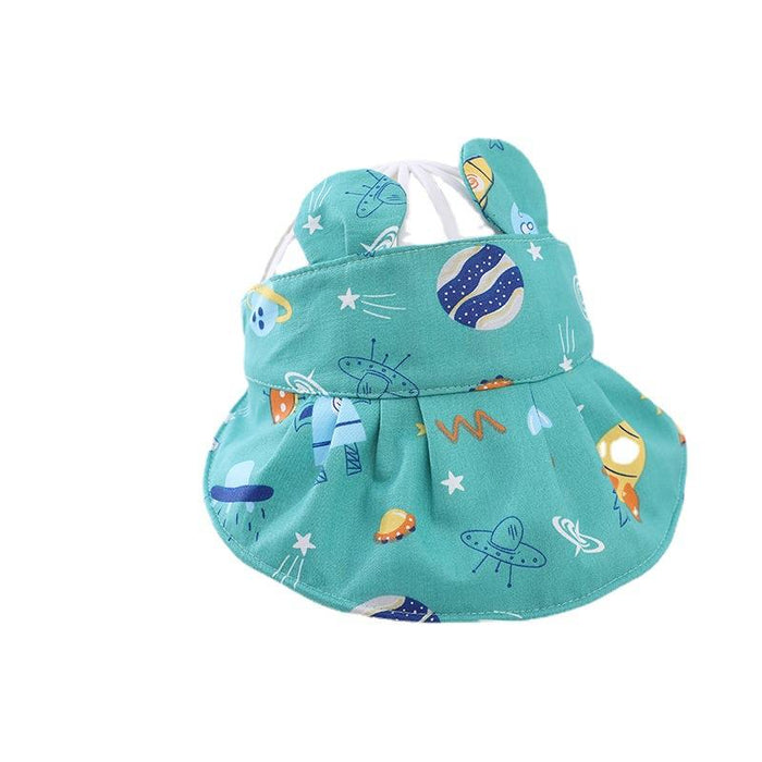 Summer Children Cartoon Animal Ears Empty Sun Hat