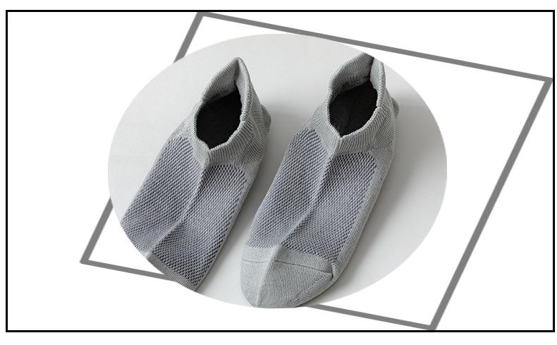 Spring/Summer Solid Color Cotton Socks Breathable Low Boat Socks