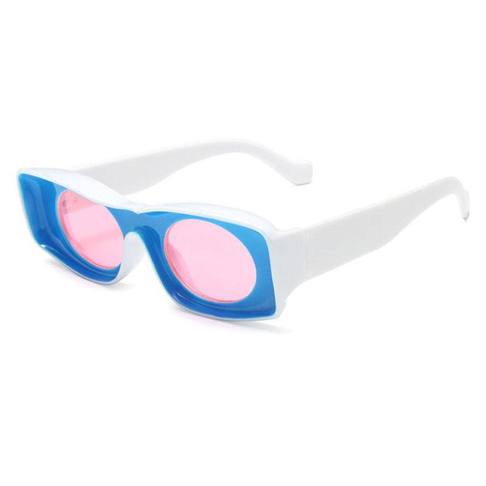 Exaggerated Personality Concave Frame Sunglasses