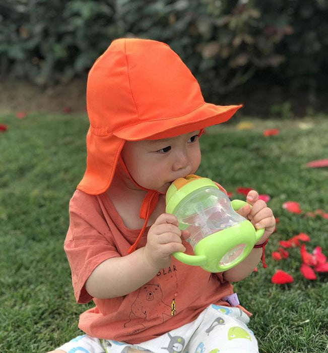 3 Months To 5 Years Kids Wide Brim Beach UV Protection Caps