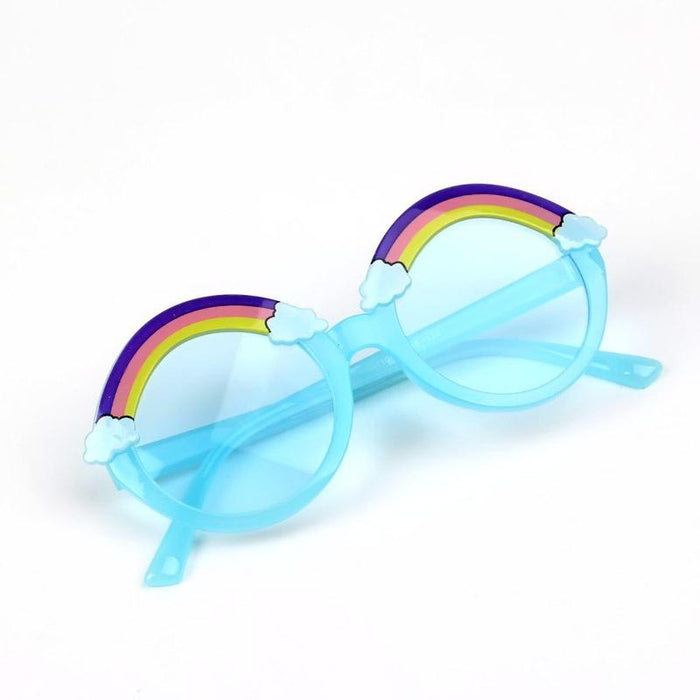 Children's Rainbow Sunglasses multicolor personality round frame