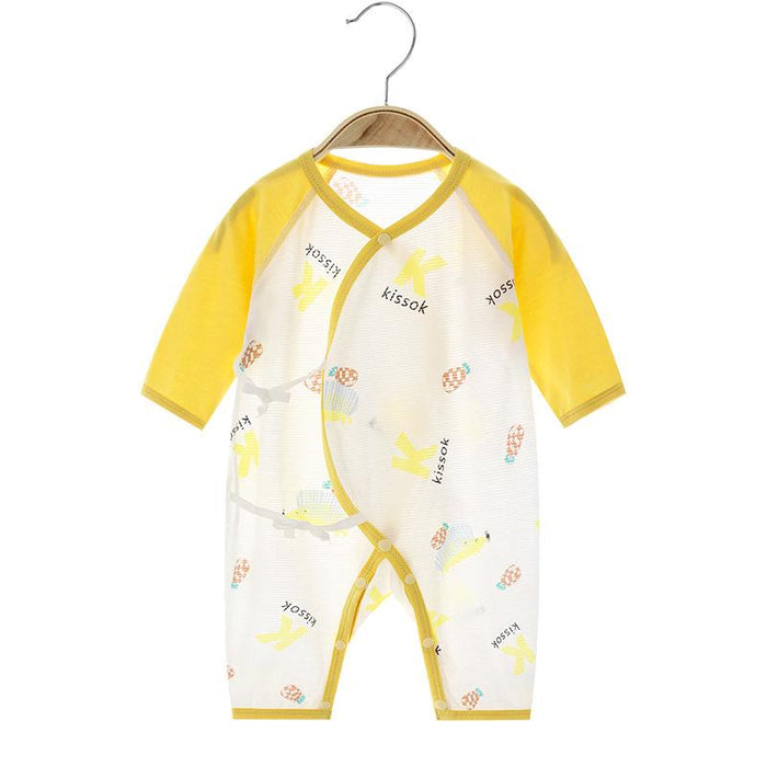 Newborn Sweet Peach Long Sleeved Romper