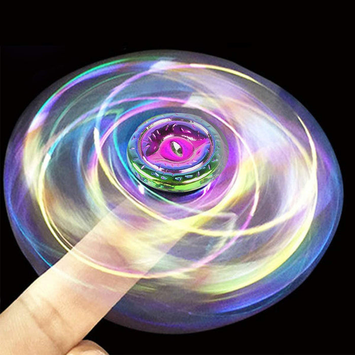 Simple dimming rainbow fidget spinner dragon wing spinning top